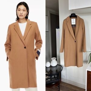 Aritzia The Babaton Classic new Stedman Wool Tan Business Casual Size 2XS